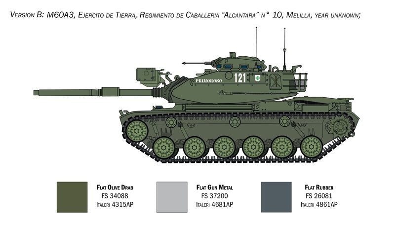 Italeri 6582 M60A3 1/35 – immagine 3
