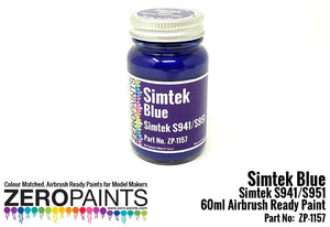 Zero Paints ZP-1157 Simtek F1 Blue Paint 60ml – zdjęcie 2