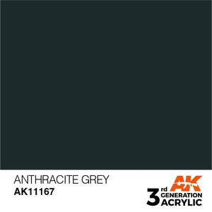 AK Interactive AK11167 ANTHRACITE GRAY – STANDARD 17ml