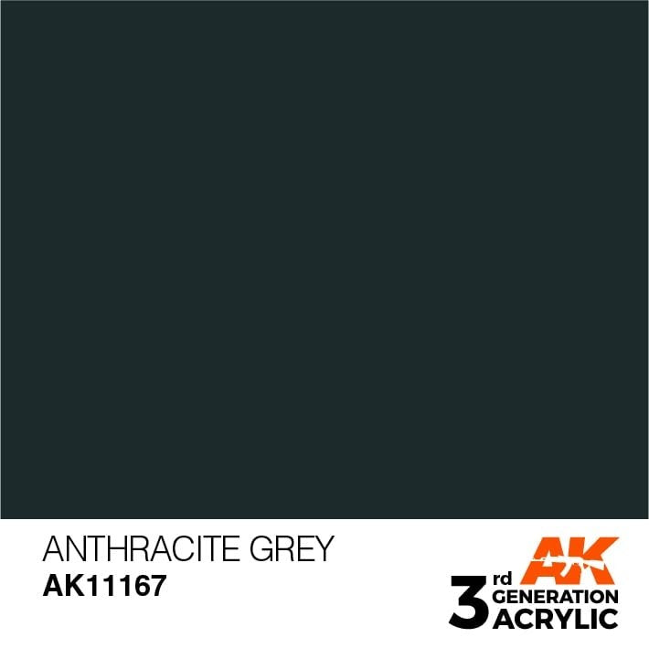 AK Interactive AK11167 ANTHRACITE GRAY – STANDARD 17ml