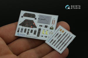 Quinta Studio QD35112 AH-1G Cobra 3D-Printed &amp;amp; coloured Interior on decal paper (ICM) 1/35 – immagine 6
