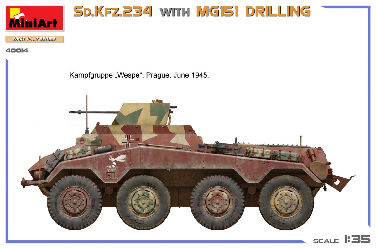MiniArt 40014 Sd.Kfz.234 WITH MG151 DRILLING 1/35 – zdjęcie 4