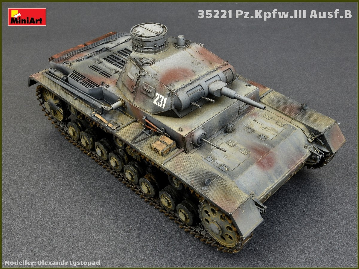 MiniArt 35221 Pz.Kpfw.III Ausf.B w/Crew 1/35 – immagine 3