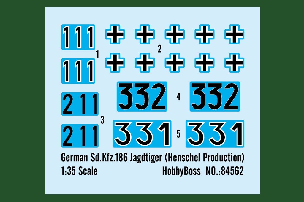 Hobby Boss 84562 German &amp;quot;Tiger&amp;quot; tank destroyer (Henschel type) 1/35 – immagine 3