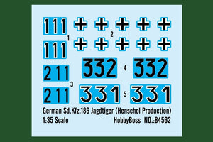 Hobby Boss 84562 German &amp;quot;Tiger&amp;quot; tank destroyer (Henschel type) 1/35 – immagine 3