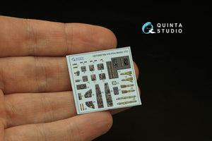 Quinta Studio QD72062 Me 410 3D-Printed &amp;amp; coloured Interior on decal paper (Fine Molds) 1/72 – immagine 3