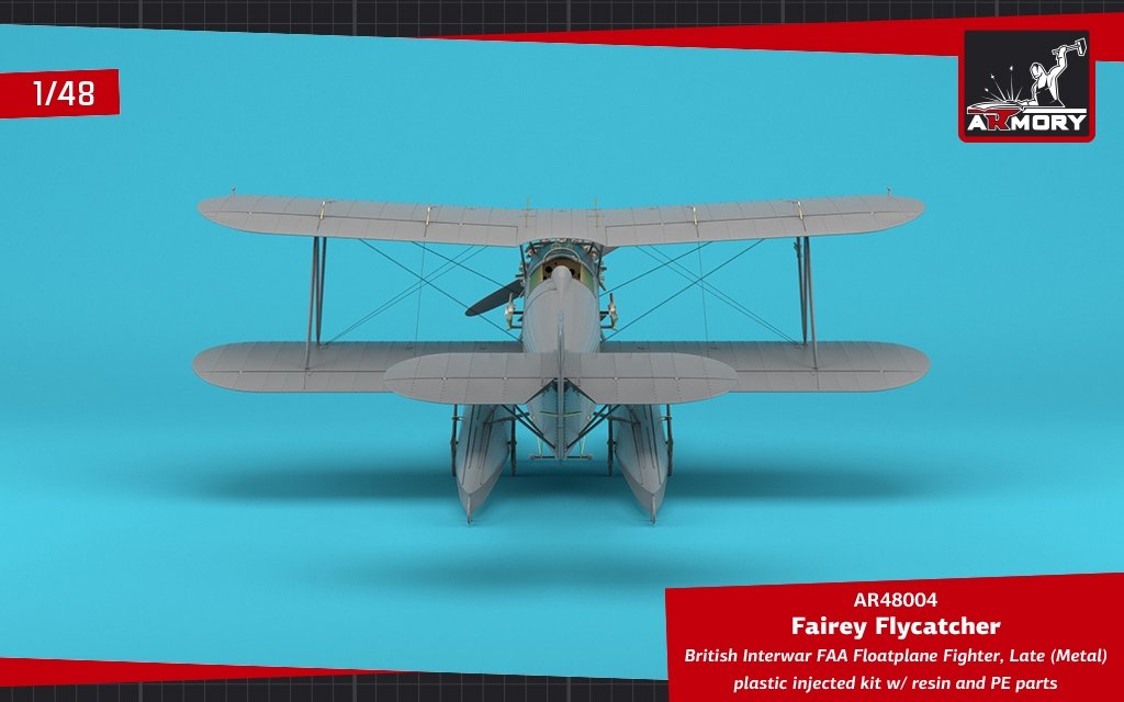 Armory Models 48004 Fairey Flycatcher British Interwar FAA Floatplane Fighter, Late (Metal) 1/48 – imagen 19