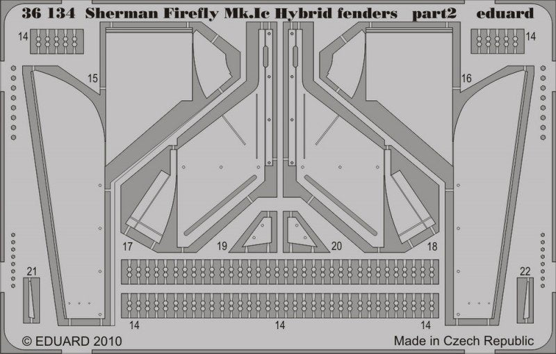 Eduard 36134 Sherman Firefly Mk. Ic Hybrid fenders 1/35 Dragon – Bild 2