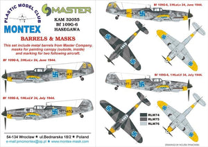 Montex KAM32055 Bf-109G6 (FINLANDE) 1/32