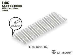 Barres de renfort en ABS ET modèle T-007 de 1,0 mm