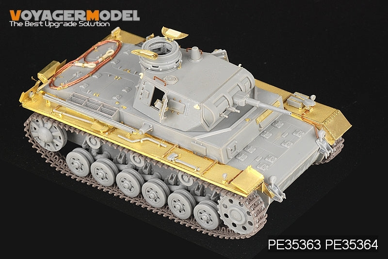 Ailes Voyager Model PE35364 pour maquette DRAGON au 1/35, destinées aux chars allemands Pz.KPfw.III EH et StuG.III AE de la Seconde Guerre mondiale. – image 3