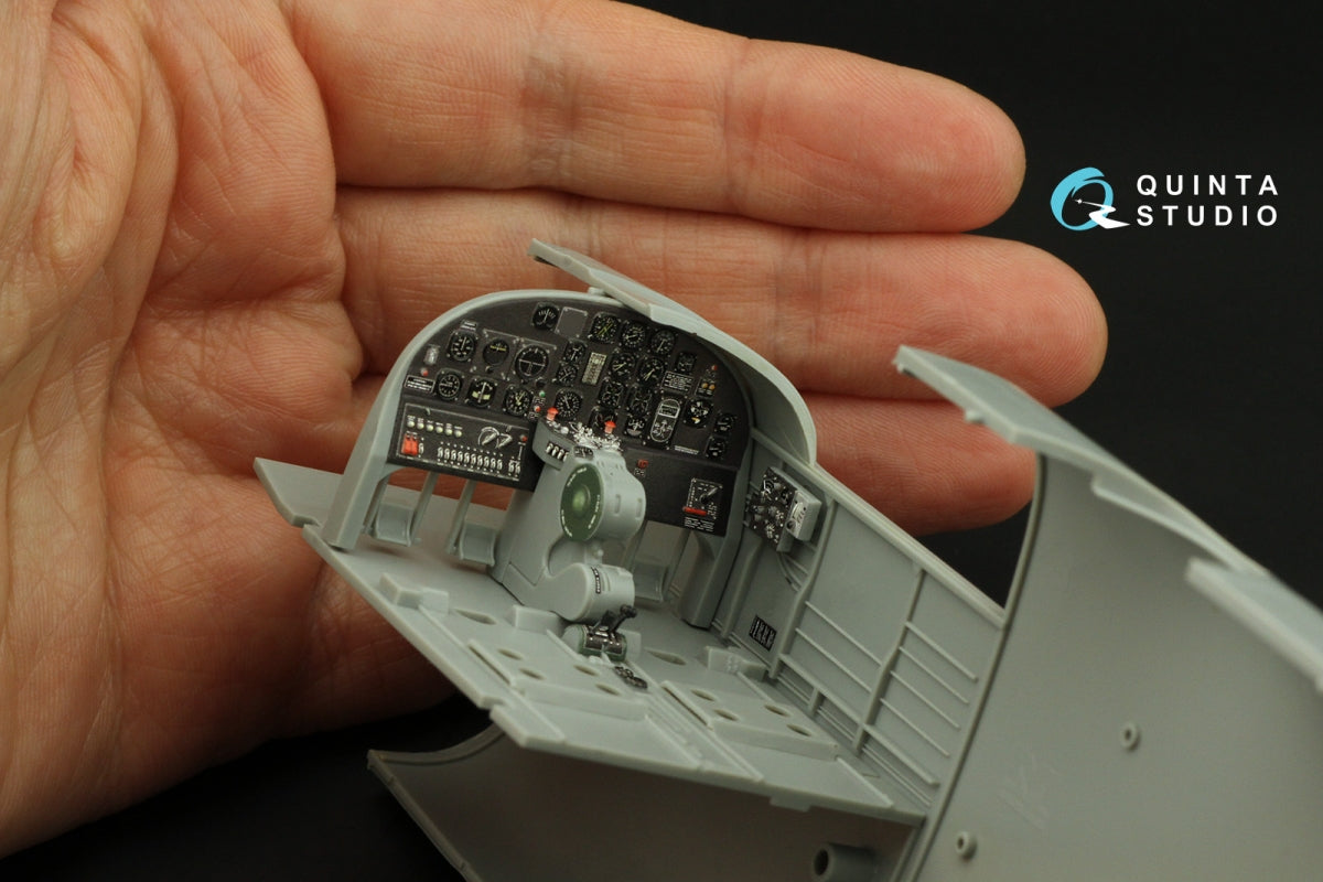 Quinta Studio QD32203 B-25J Mitchell Glass nose 3D-Printed &amp;amp; coloured Interior on decal paper (HK models) 1/32 – immagine 8