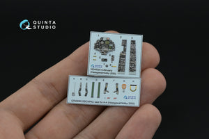 Intérieur imprimé en 3D et coloré sur papier décalcomanie Quinta Studio QD48525 A-4M (première génération) (Hasegawa/Hobby2000) 1/48 – image 3