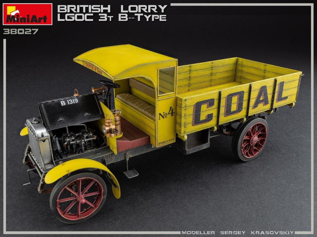MiniArt 38027 CAMION BRITANNIQUE 3T LGOC B-TYPE 1/35 – image 6