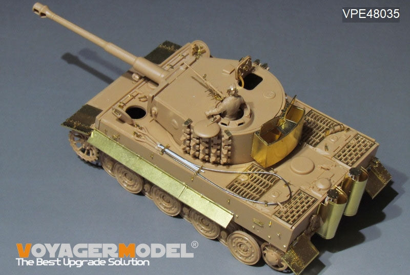 Maquette Voyager VPE48035 Char Tiger I allemand de la Seconde Guerre mondiale, production tardive, pour Tamiya 32575, échelle 1/48 – image 6