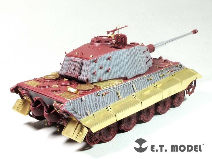 E.T. Model EA35-121 WWII German King Tiger Fender &amp;amp; Side Skirts For Meng Kit 1/35 – Bild 3