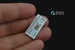 Quinta Studio QD72126 AV-8A early 3D-Printed coloured Interior on decal paper (Airfix) 1/72 – immagine 8