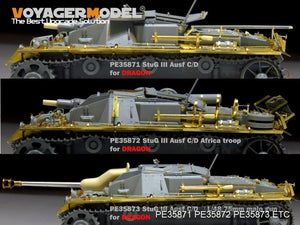 Voyager Model PE35884 WWII German StuG.III Ausf.A-D fenders for DRAGON 1/35 – imagen 3