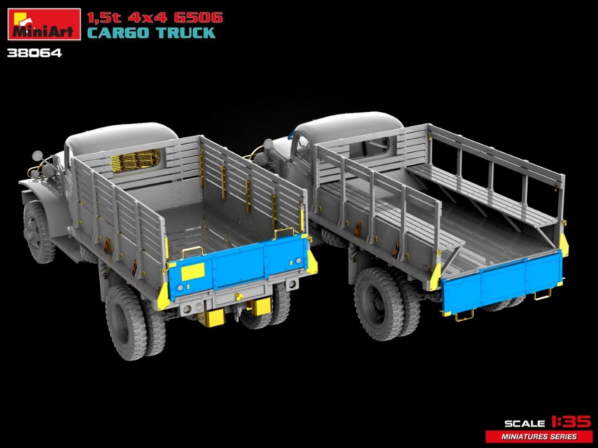 MiniArt 38064 1,5t 4×4 G506 CARGO TRUCK 1/35 – immagine 13