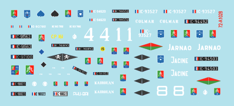 Star Decals 72-A1028 Indochine # 1. The Foreign Legion - 1er REC - Regiment Etranger Cavalerie 1/72 – immagine 3