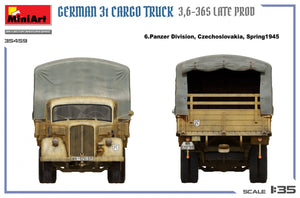 MiniArt 35459 German 3t Cargo Truck 3.5-36s Late Production 1/35 – Bild 16