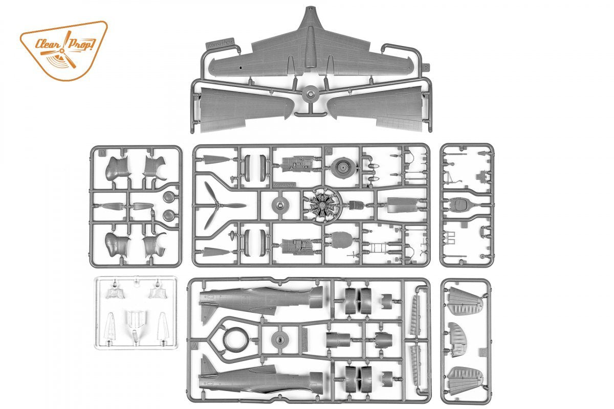 Clear Prop! CP72022 H-75N Hawk STARTER KIT 1/72 – immagine 11