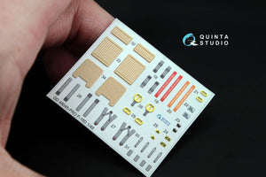 Intérieur imprimé en 3D et coloré sur papier décalcomanie pour le kit Kinetic (QD48045 F-16D (blocs 30/40/50) de Quinta Studio) à l&amp;#39;échelle 1/48 – image 4