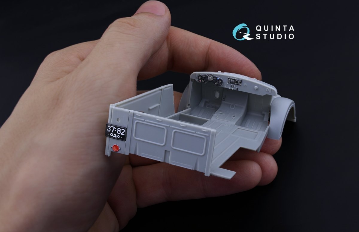 Quinta Studio QD35004 GAZ 69 Family 3D-Printed &amp;amp; coloured Interior on decal paper (for Bronco kit) 1/35 – imagen 4