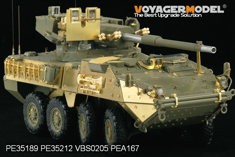 Plaque de blindage Voyager Model PE35212 M1128 MGS de l&amp;#39;armée américaine moderne (pour AFV CLUB 35128) 1/35 – image 4