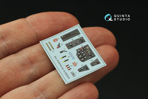 Quinta Studio QD48499 Ta 183 3D-Printed &amp;amp; coloured Interior on decal paper (Academy) 1/48 – immagine 4