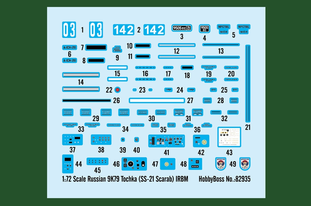 Hobby Boss 82935 Russian 9K79 Tochka SS-21 Scarab IRBM 1/72 – image 4