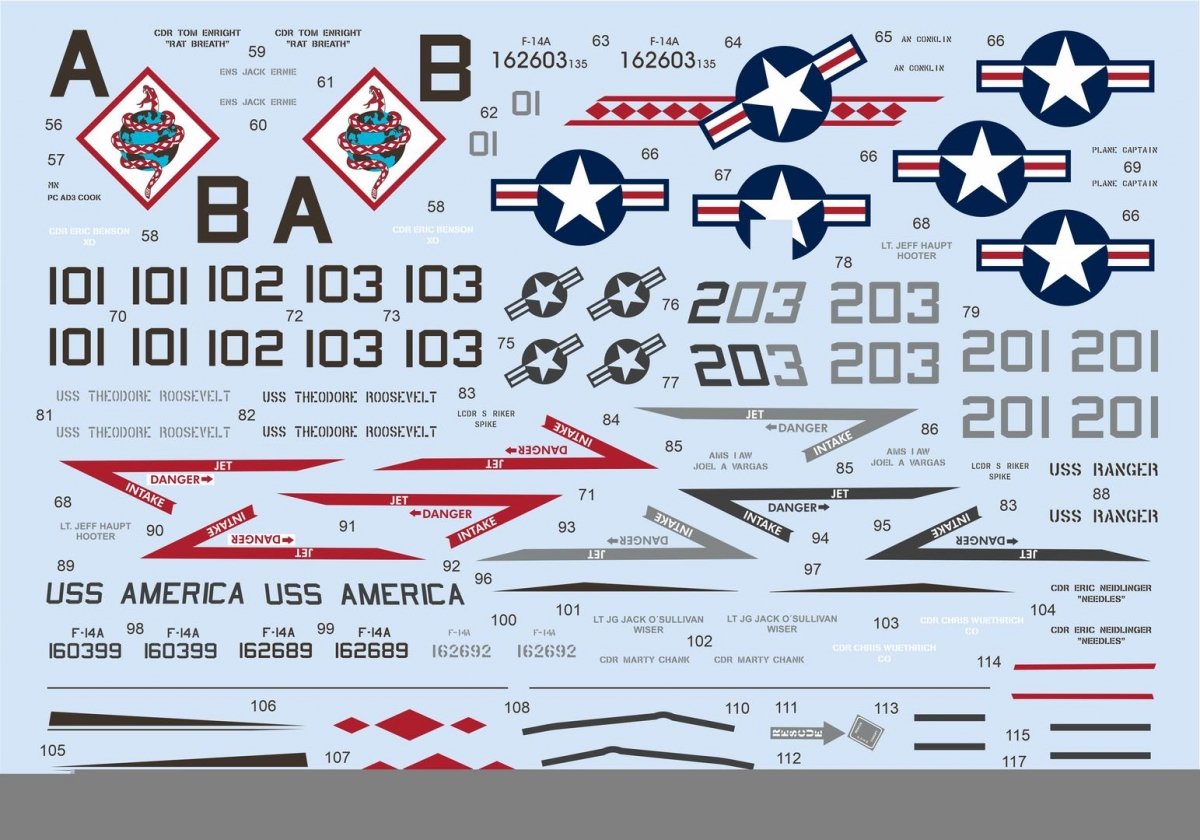 Eduard D48104 F-14A Desert Storm TAMIYA 1/48 – imagen 2