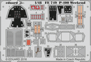 Eduard FE749 P-400 Weekend EDUARD 1/48