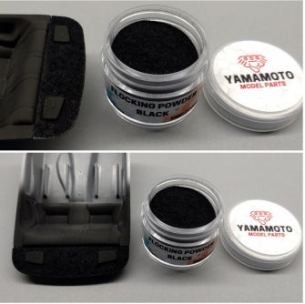 Poudre de flocage noire Yamamoto YMPF001 