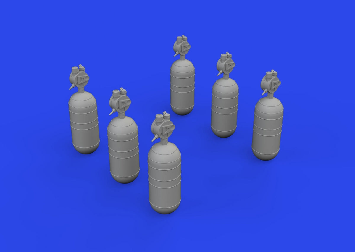 Eduard 632200 WWII USAAF oxygen cylinder A-6 PRINT 1/32 – immagine 2