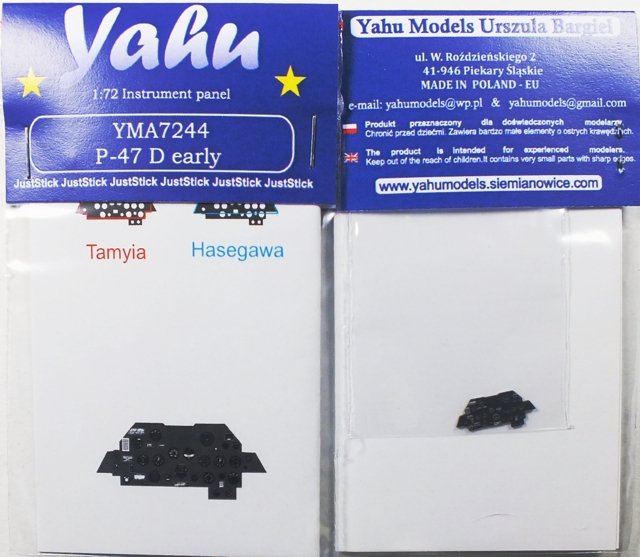 Yahu YMA7244 P-47 D early (Tamiya) 1/72