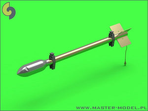 Master AM-24-011 British 3in Rocket RP-3 with 60LB SAP heads (8pcs) 1/24 – imagen 2