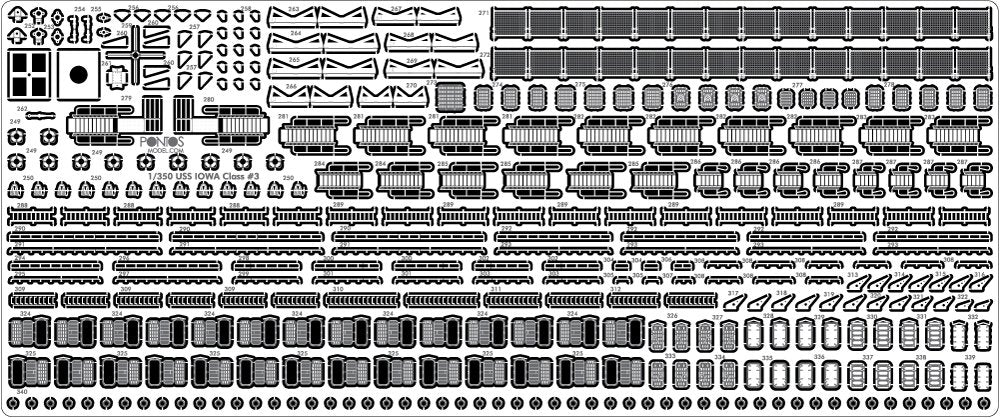 Pontos 35009F1 USS BB-63 Missouri 1991 Detail Up Set 1/350 – zdjęcie 12