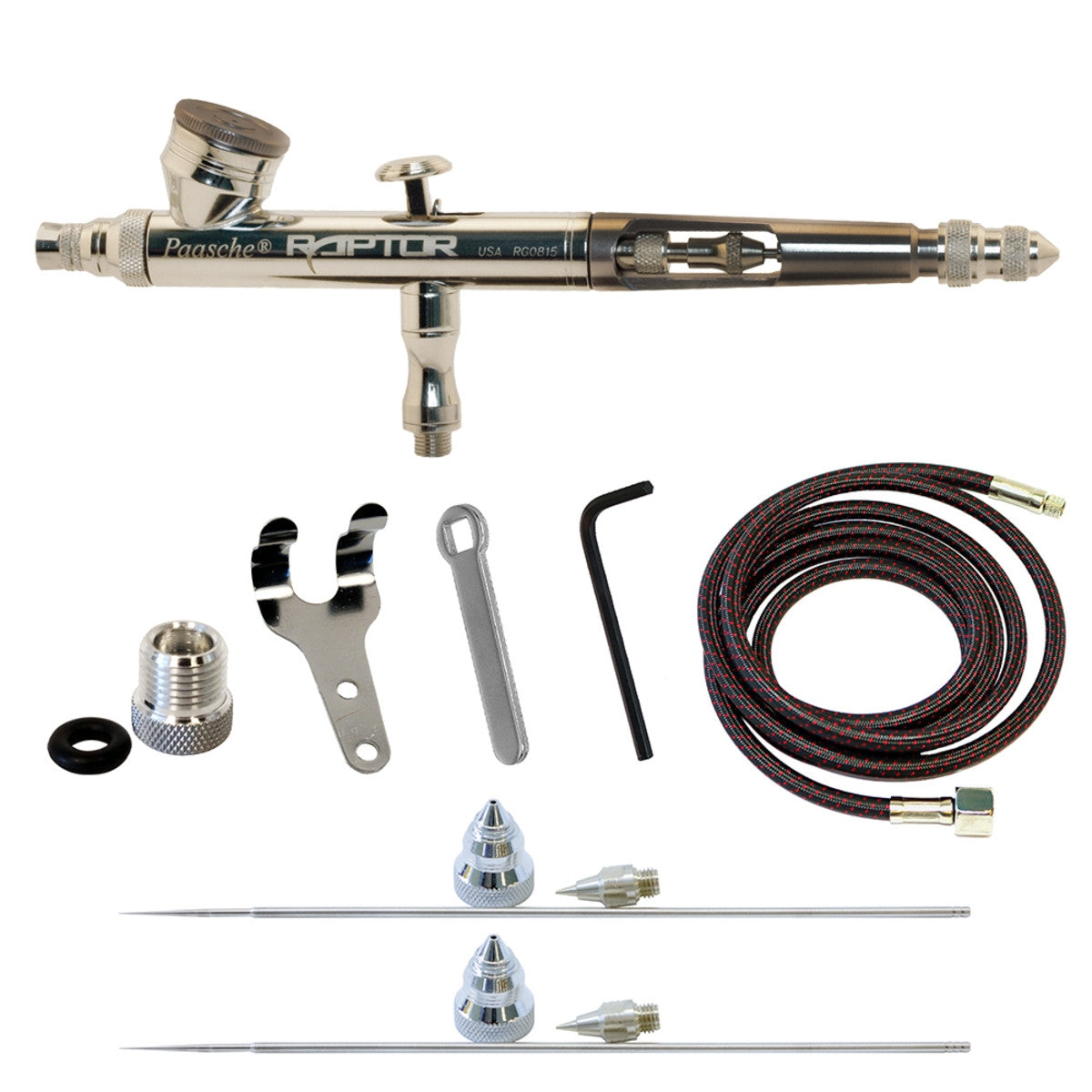 Paasche RG-3AS Gravity Feed W/.25, .38 &amp;amp; .66mm Heads (Replaces RG-3S)