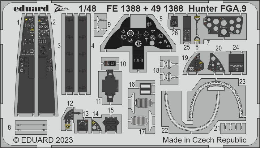 Eduard BIG49391 Hunter FGA.9 AIRFIX 1/48 – Bild 4