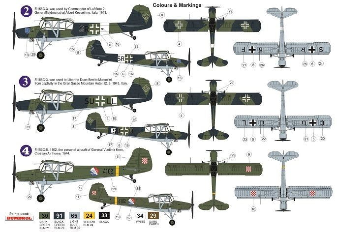 AZ Model AZ7638 Fieseler Fi-156C Storch &amp;quot;Commander/VIP Service&amp;quot; 1/72 – immagine 2