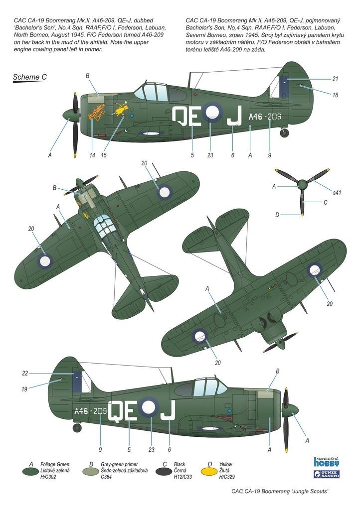 Special Hobby 72426 CAC CA-19 Boomerang ‘Jungle Scouts’ 1/72 – immagine 7