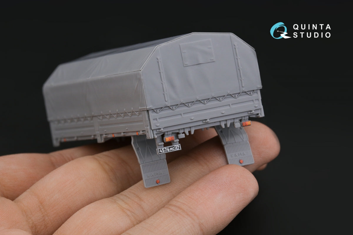 Quinta Studio QD72145 KAMAZ-5350 3D-Printed coloured Interior on decal paper (Zvezda) 1/72 – imagen 12