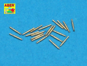 Aber 350L-32 Set of 20 pcs 0,5in (12,7mm) Vickers Mk.III machine gun barrels for Royal Navy ships 1/350