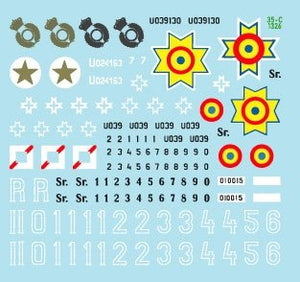 Star Decals 35-C1326 Axis Tank Mix # 8. Romanian Skoda R-2 LT vz. 35. 1/35 – zdjęcie 3
