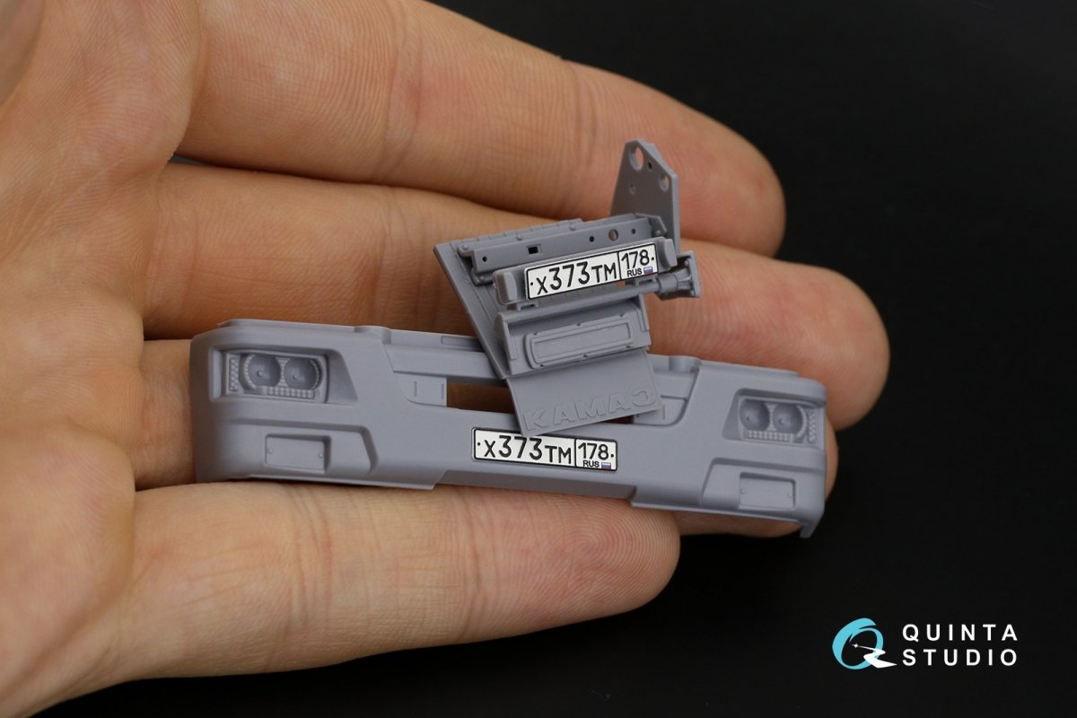 Quinta Studio QD35053 KAMAZ 65115 Camion-benne, intérieur imprimé en 3D et coloré sur papier décalcomanie (Zvezda), échelle 1/35 – image 9