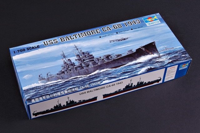 Trumpeter 05724 USS Baltimore CA-68 1943 1/700 – Bild 2