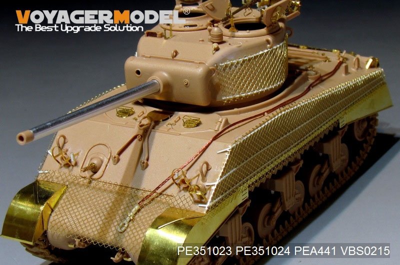 Voyager Model PE351023 WWII US M4A3 (76) w Mid Tank Basic For MENG TS-043 1/35 – immagine 14
