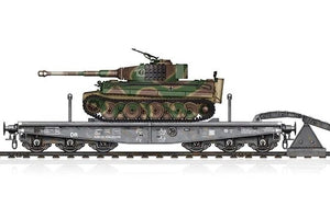 Hobby Boss 82934 Schwere Plattformwagen Type SSyms 80 &amp;amp; Pz.Kpfw.VI Ausf.E Tiger I (Mid production) 1/72