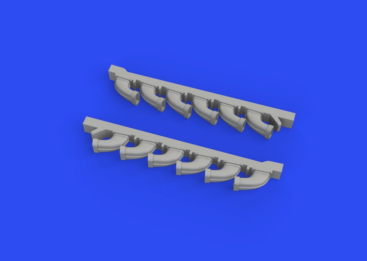 Eduard 672284 S-199 exhaust stacks PRINT EDUARD 1/72 – Bild 3
